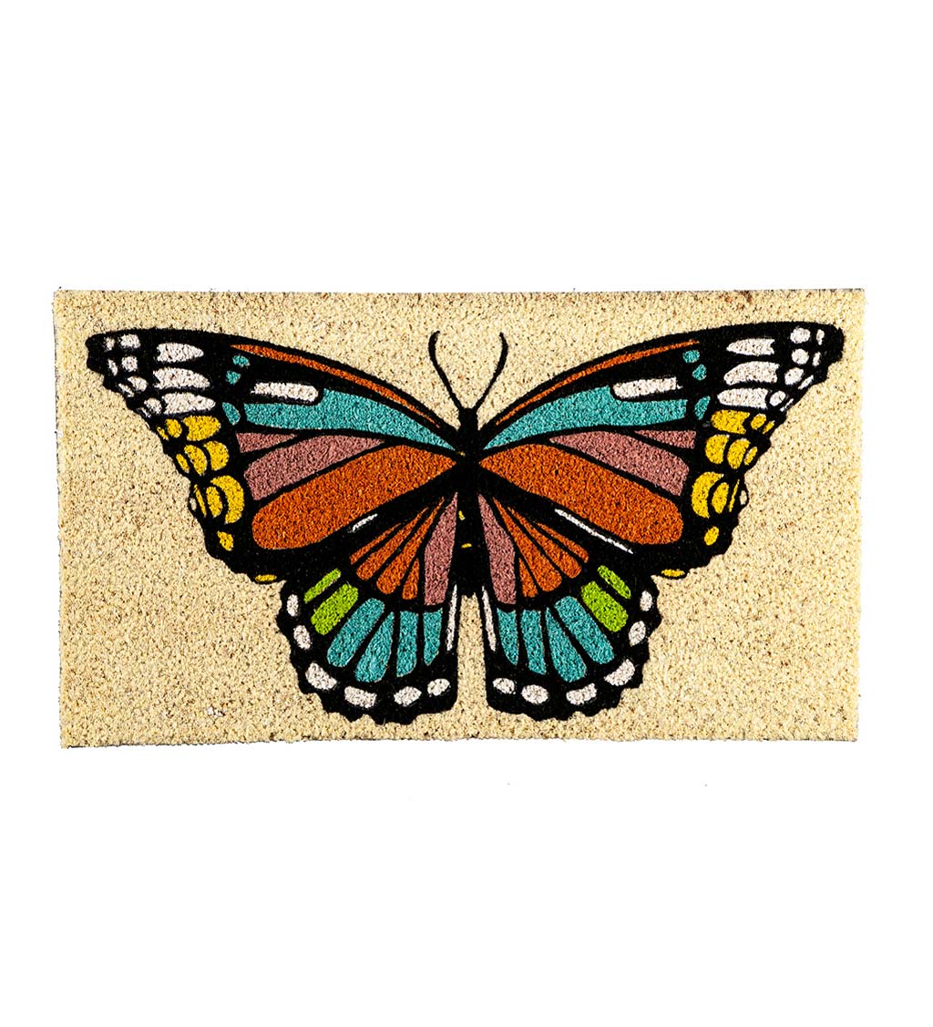Butterfly Fields Coir Doormat