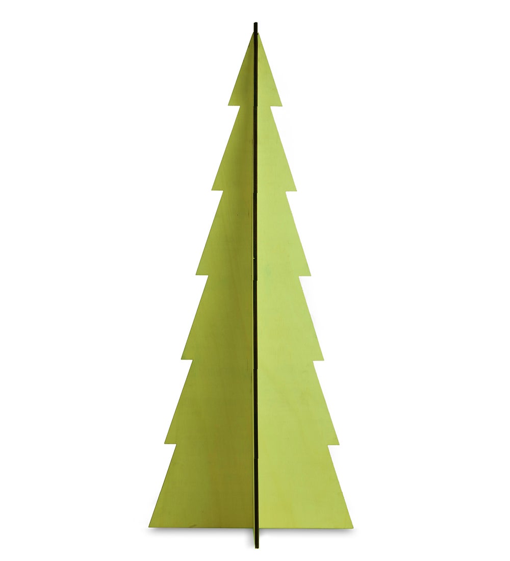 Tannenbaum Tabletop Wood Christmas Tree, Set of 3