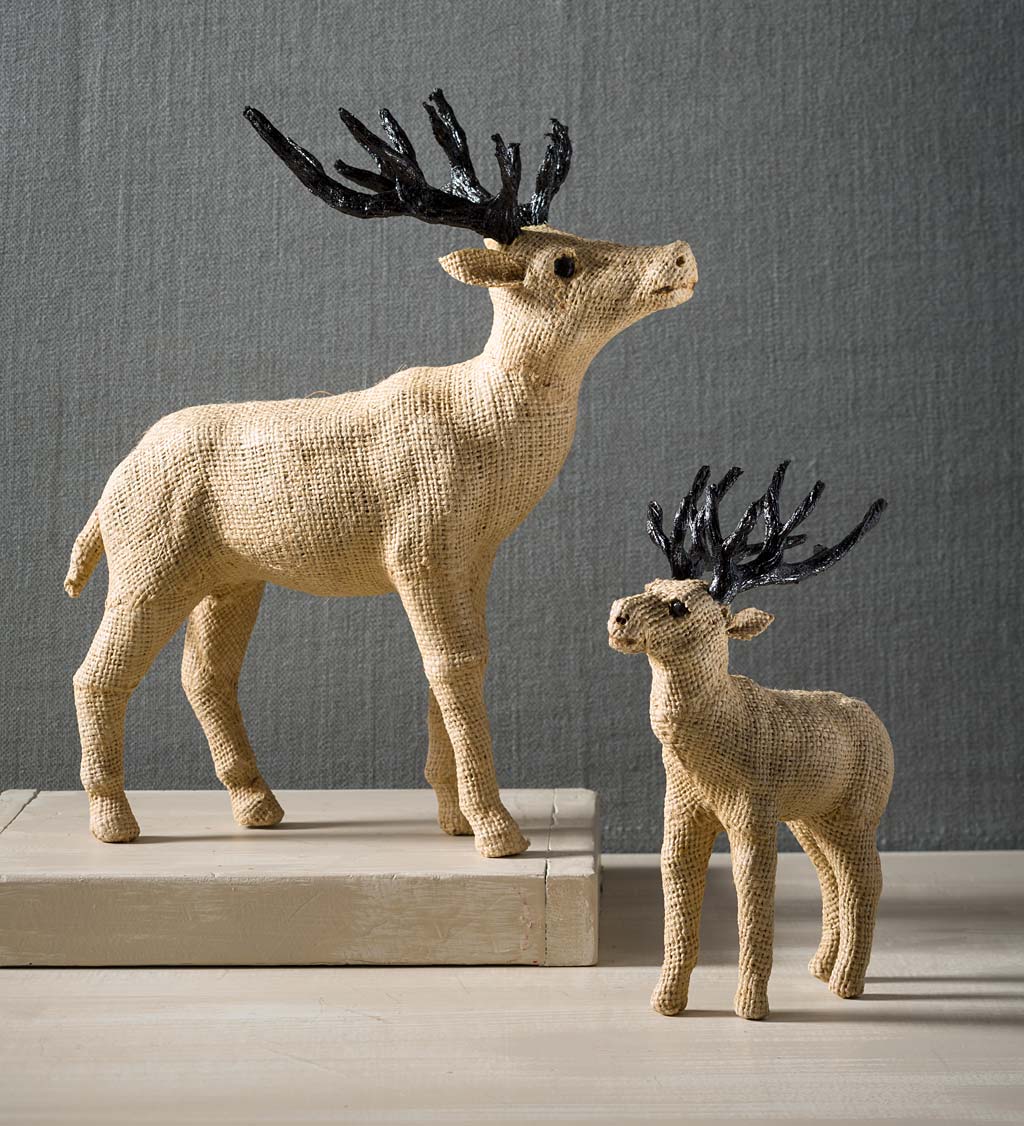 Jute Deer Sculptures