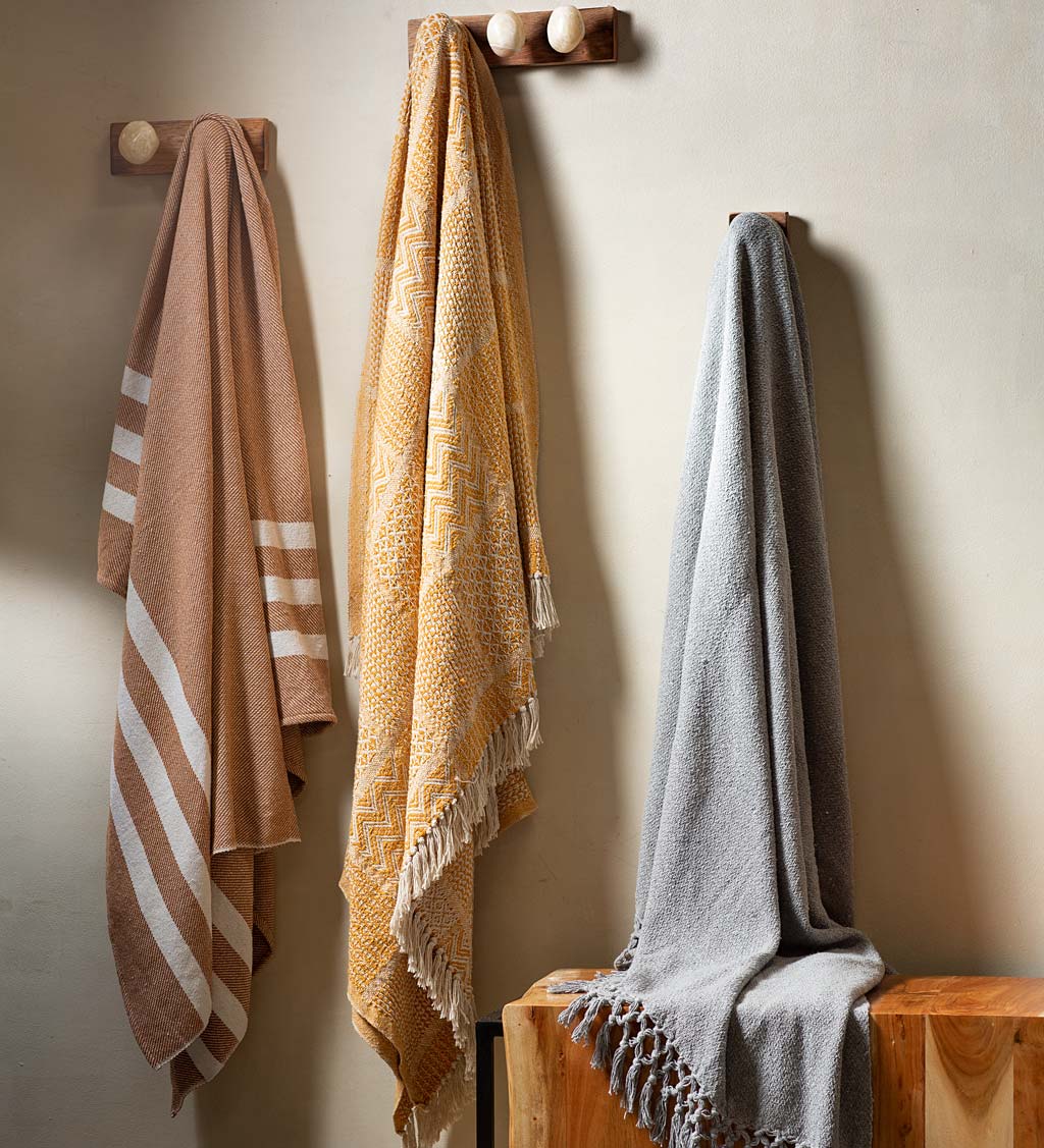 Recycled Cotton Throw Collection