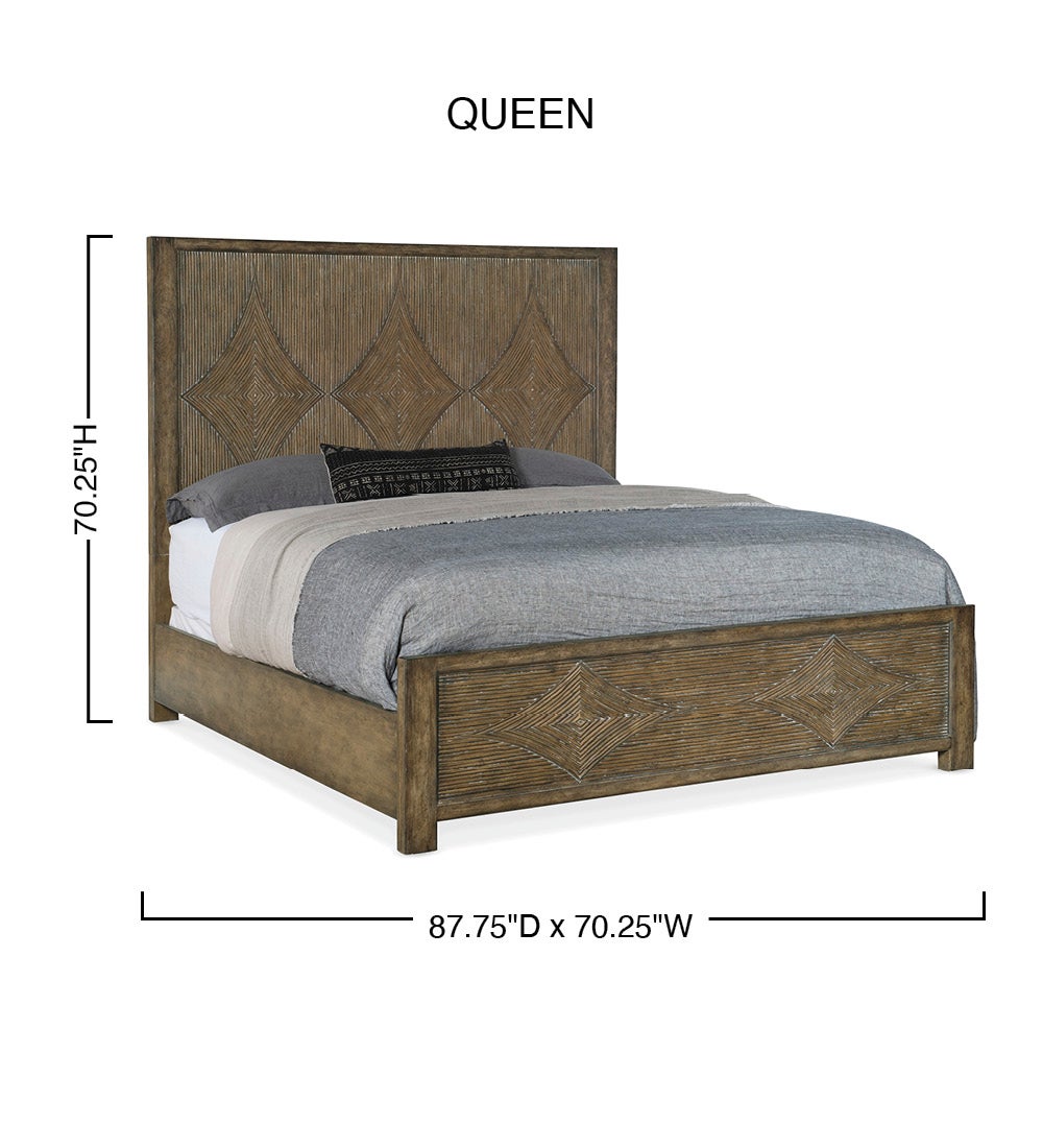 Baja Queen Panel Bed