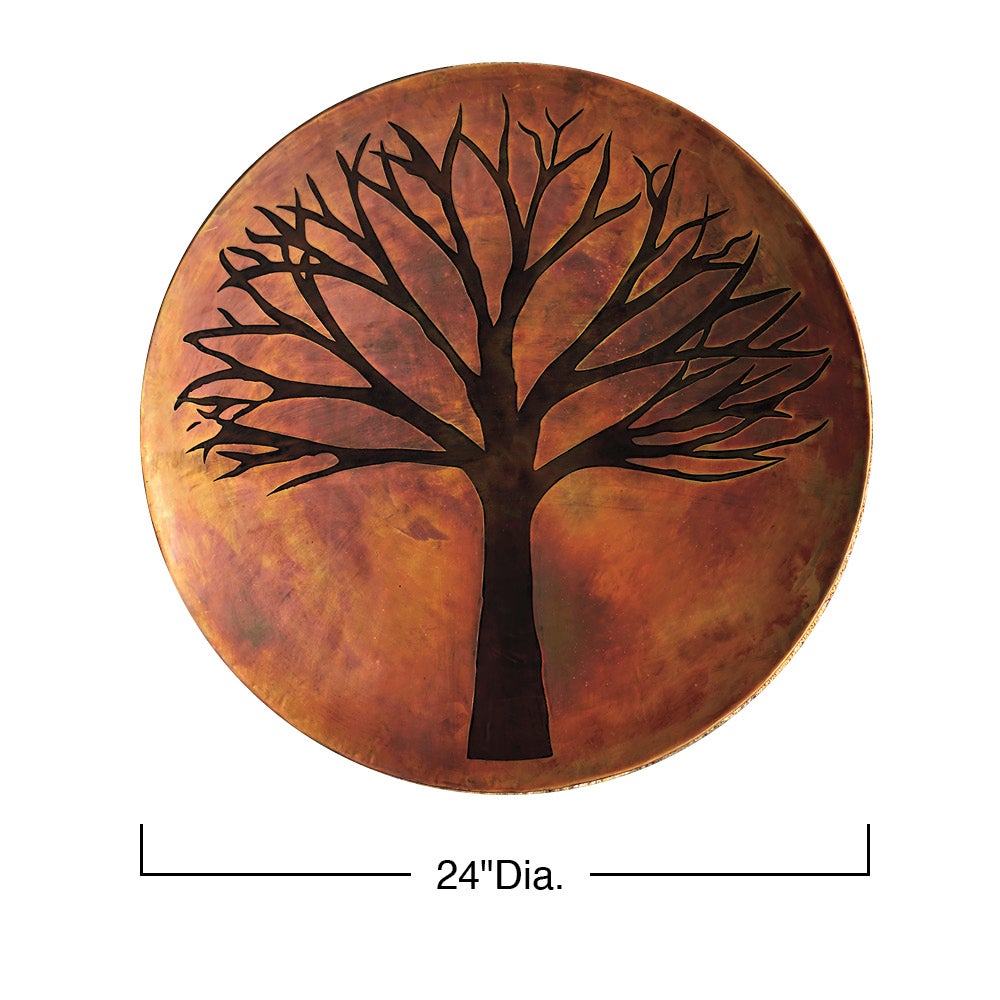 Copper Finish Tree of Life Wall Art