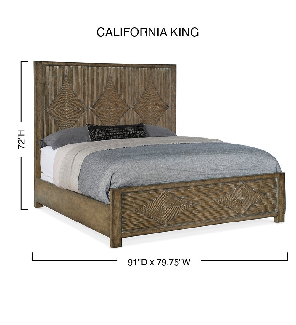 Baja California King Panel Bed