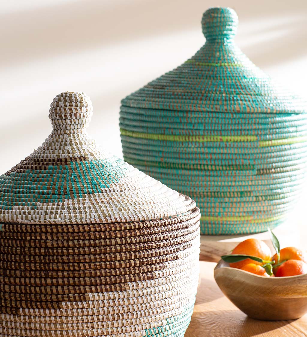 Handwoven Senegal Warming Basket