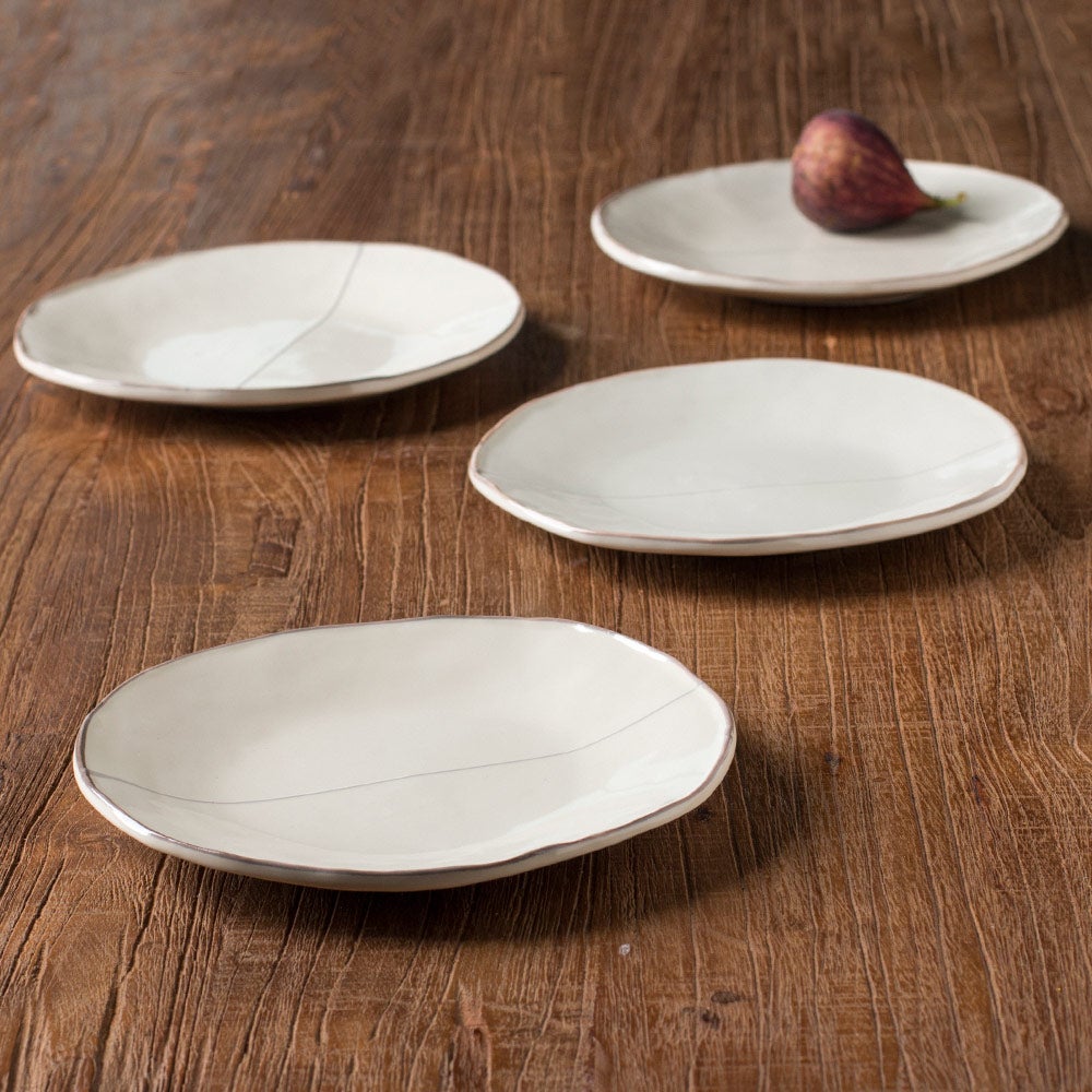 Shima Ceramic Salad Plates, Set of 4