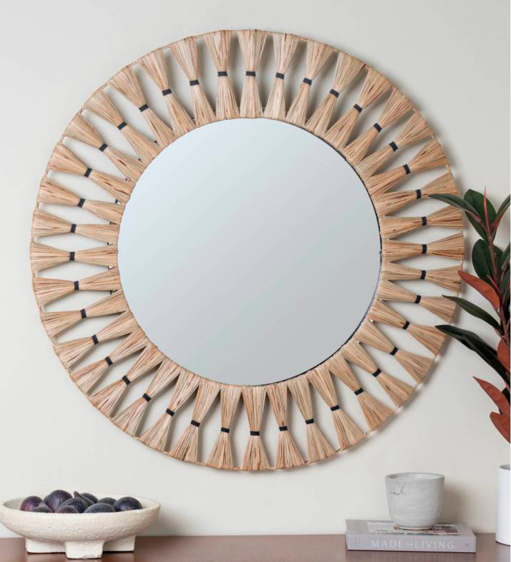 Charleigh Bamboo Wall Mirror