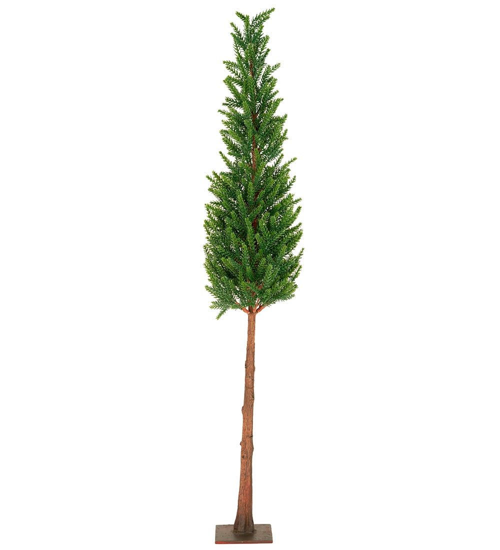 Faux Green Fir Pine Tree, 37"H
