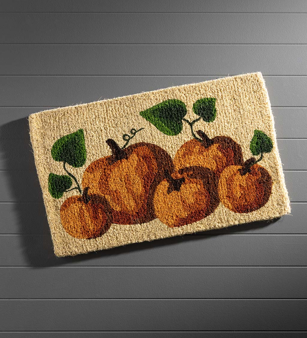 Pumpkin Autumnal Coir Mat