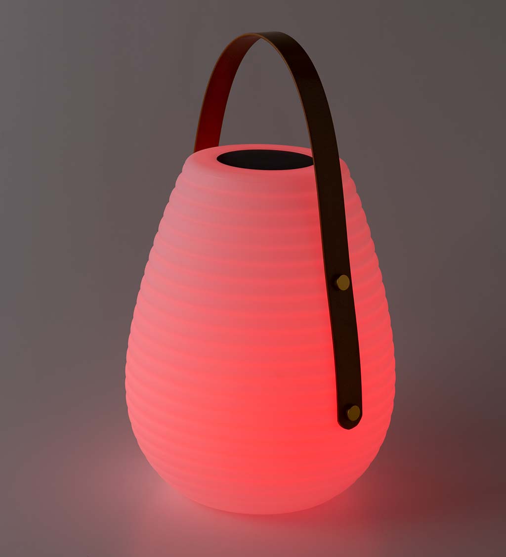 Multi-Colored Beehive Solar Lantern, Large