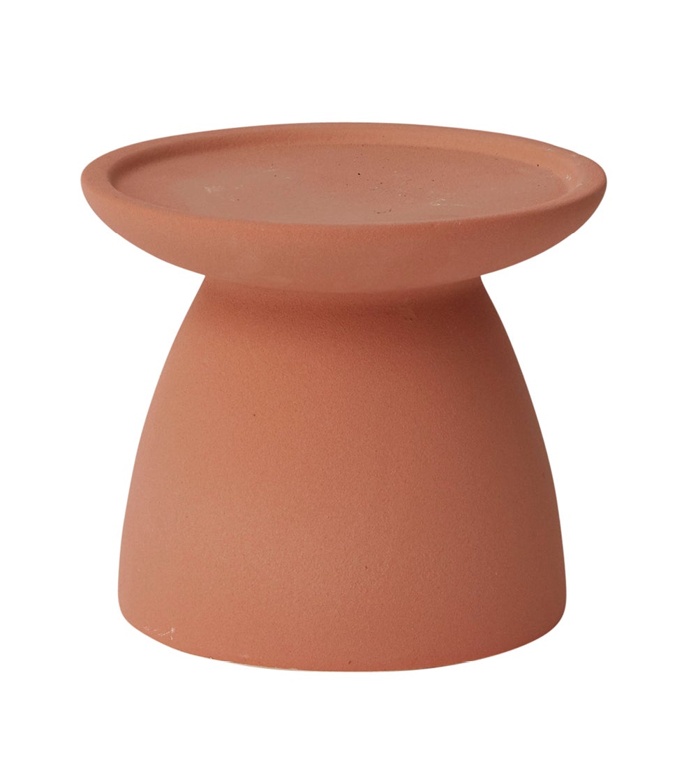 Terracotta Clay Candle Holder Pedestal, Short