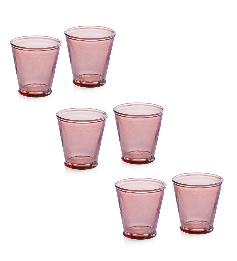 Recycled Glass Tumblers, Set of 6