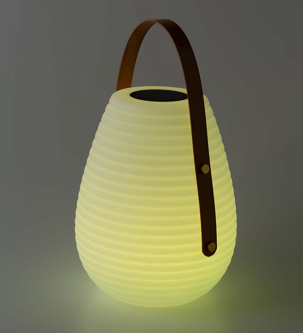 Multi-Colored Beehive Solar Lantern, Large