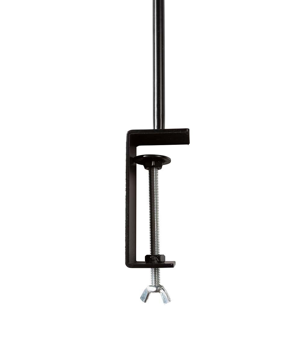Over the Table Adjustable Decorating Rod, Black