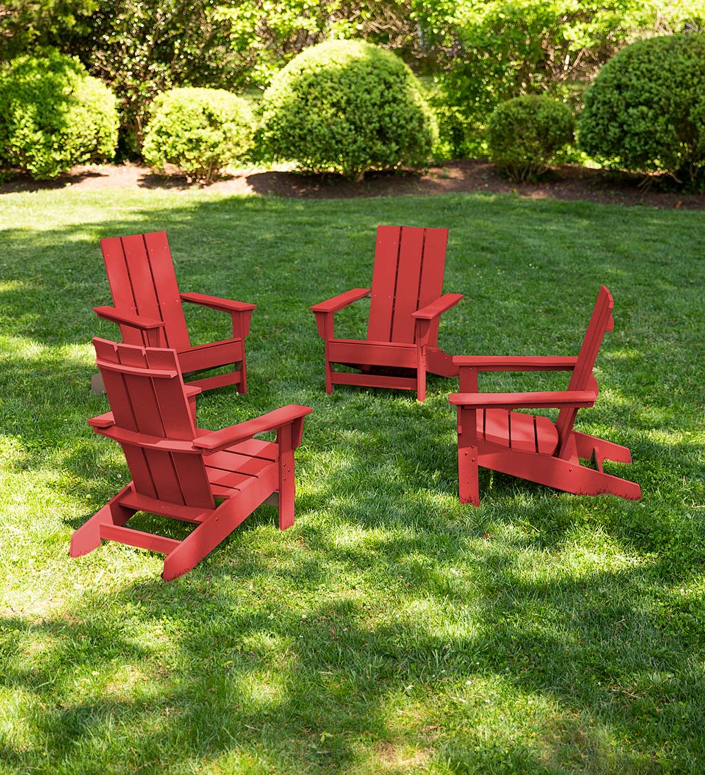 Aria Adirondack Chair Vibrant Collection, Set of 4