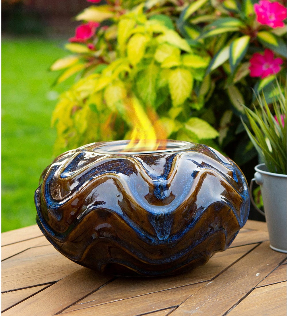 Oceana Ceramic Tabletop Fire Bowl