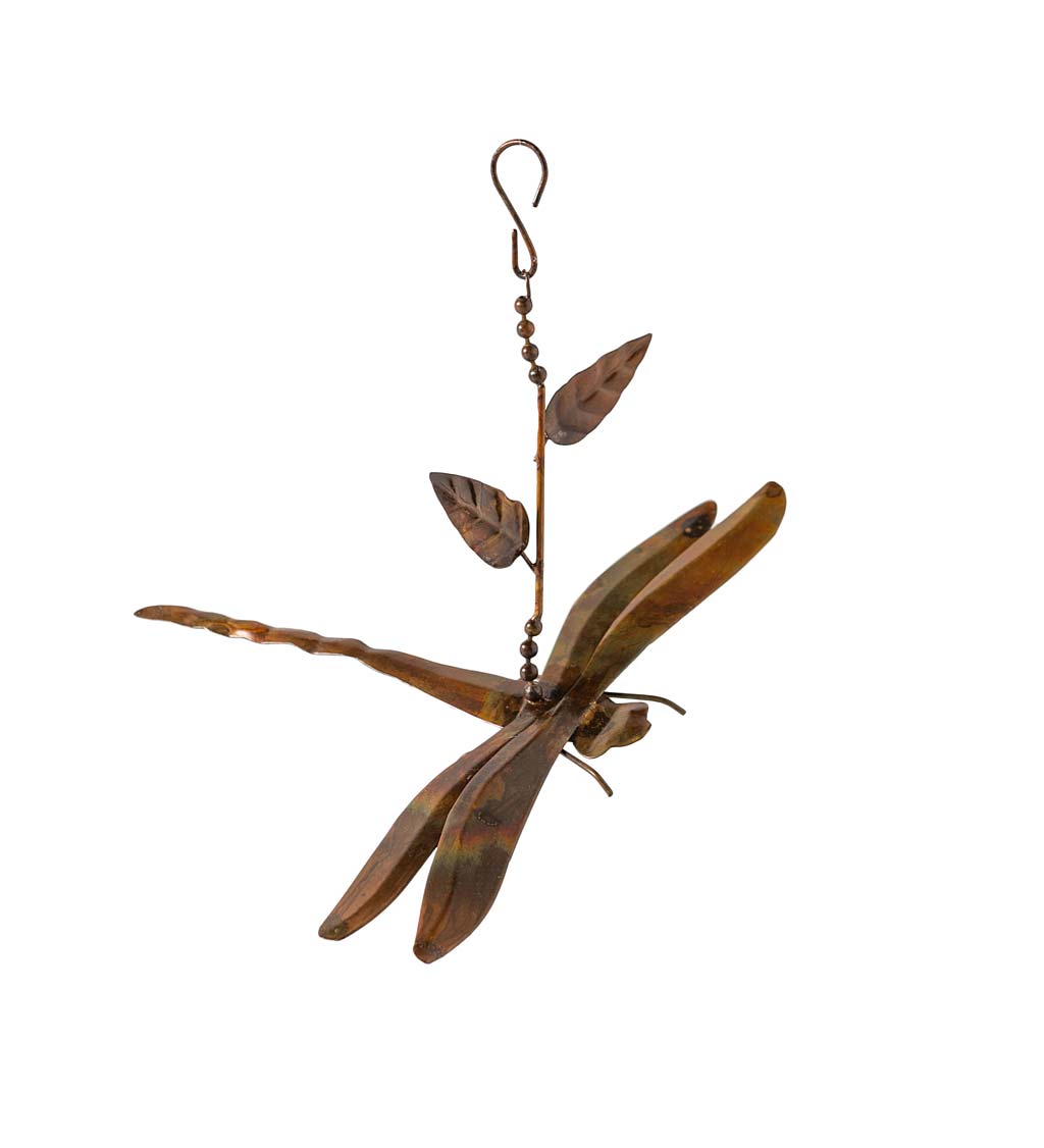 Hanging Dragonfly Ornament Sculpture