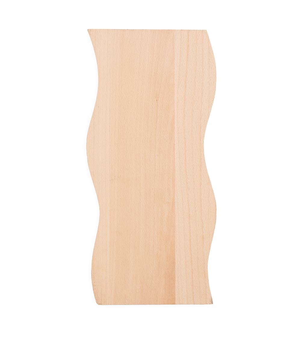 Grooved Beechwood Serving Tray Collection