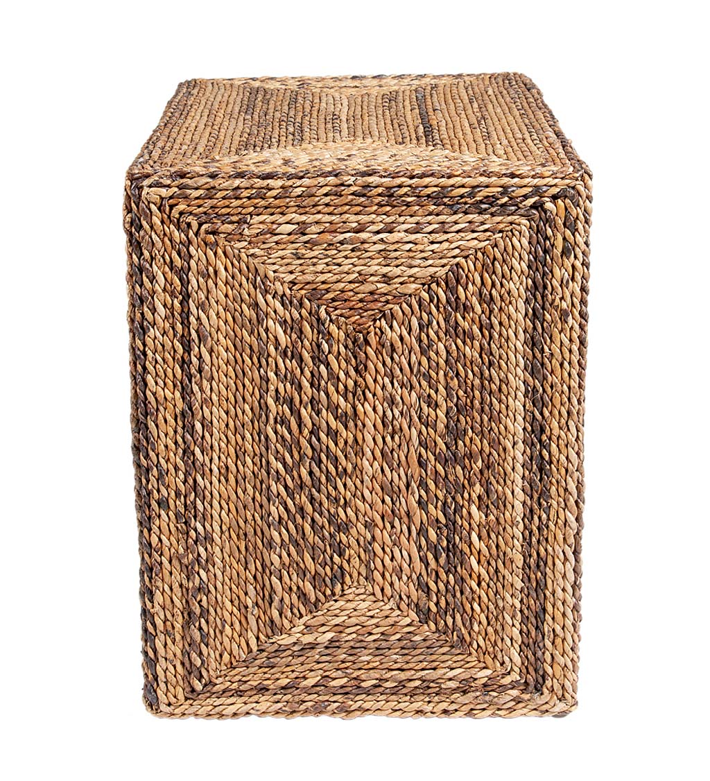 Soren Braided Seagrass Accent Table
