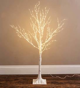 Birch LED Lighted Tree, Small 3'H