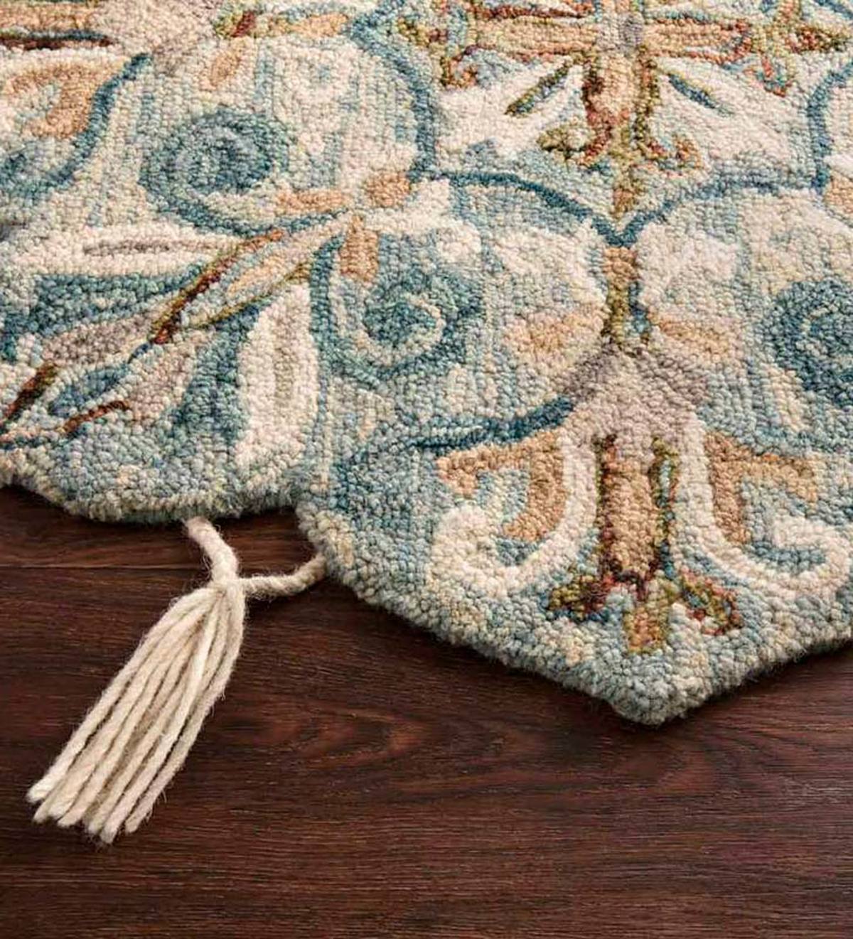 Remy Round Wool Hooked Rug