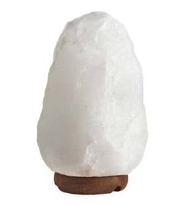White Himalayan Salt Lamp | VivaTerra