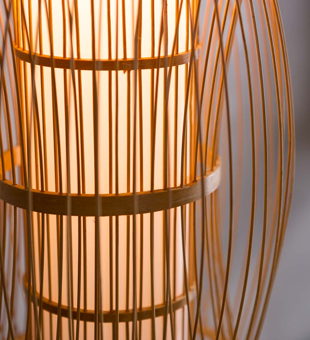 Bamboo Hanging Pendant Light