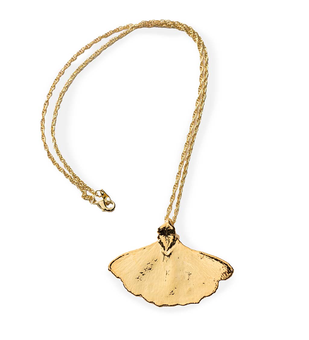 Real Leaf Dipped Necklace Collection swatch image