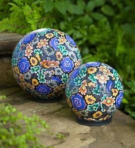 Clay Lighted Globes