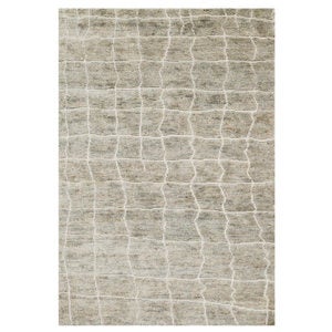 Loloi Sahara Drawn to Scale Rug in Birch - 4' x 6' - Ivory