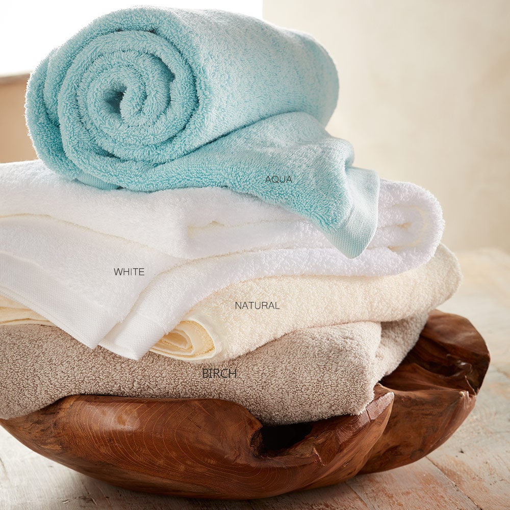 Premium Carded Cotton Bath Towel - White