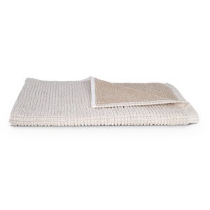 Organic Cotton Duo Weave Hand Towel - Brown