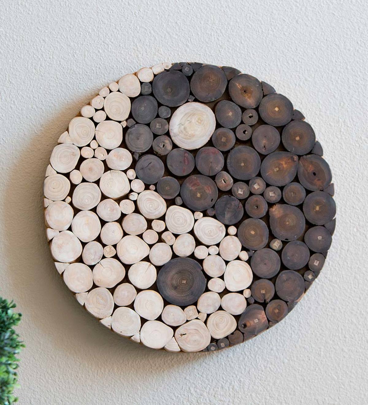 Yin Yang Wooden Zen Wall Art | VivaTerra