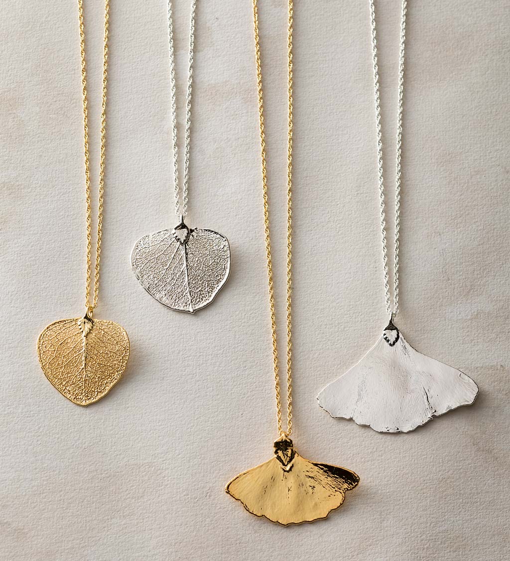 Real Leaf Dipped Jewelry Collection