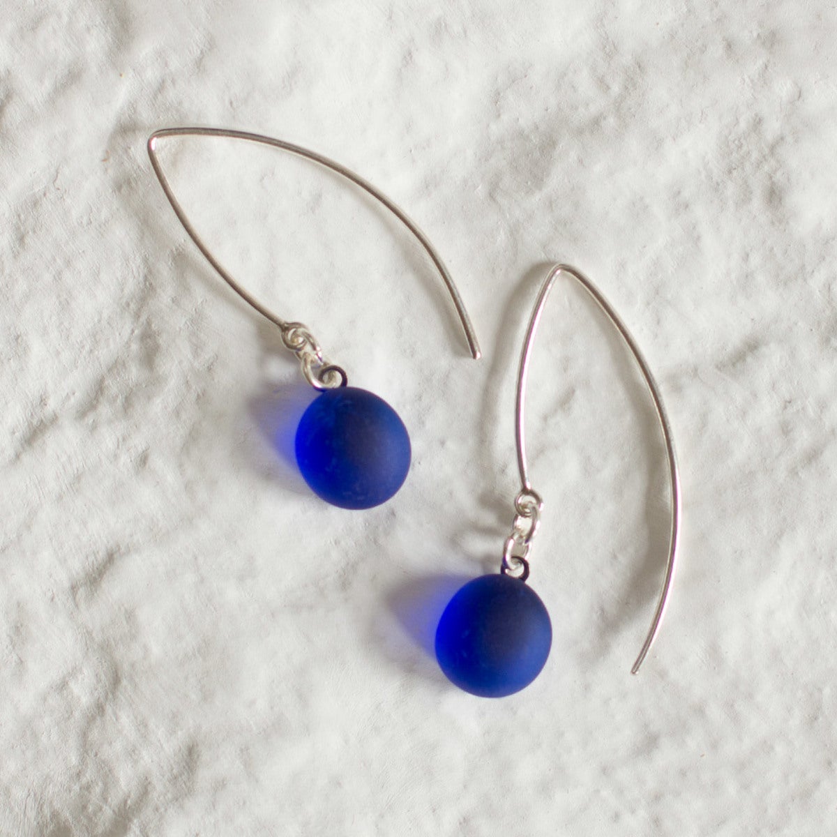 Sea Glass Earrings - Blue Multi | VivaTerra