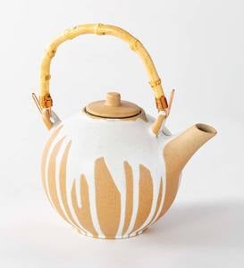Ceramic Drip Glaze Teapot with Infuser