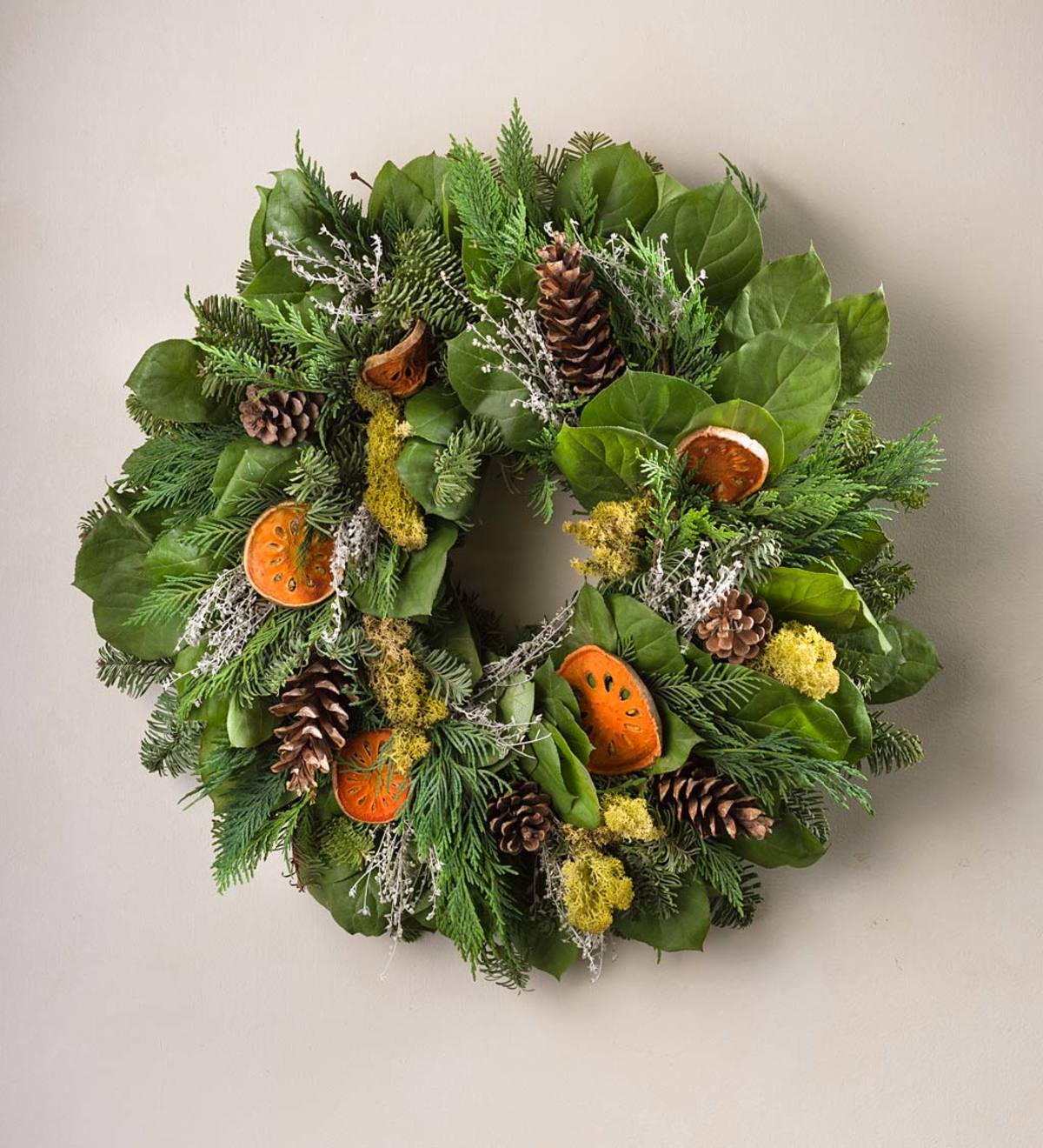 Quince and Pinecone Wreath