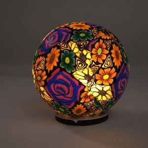 Clay Lighted Ball - Small
