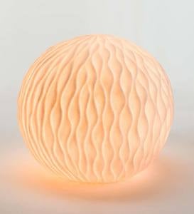 Sea Inspired Lighted Globe, Wave
