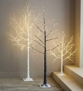 Birch LED Light Trees