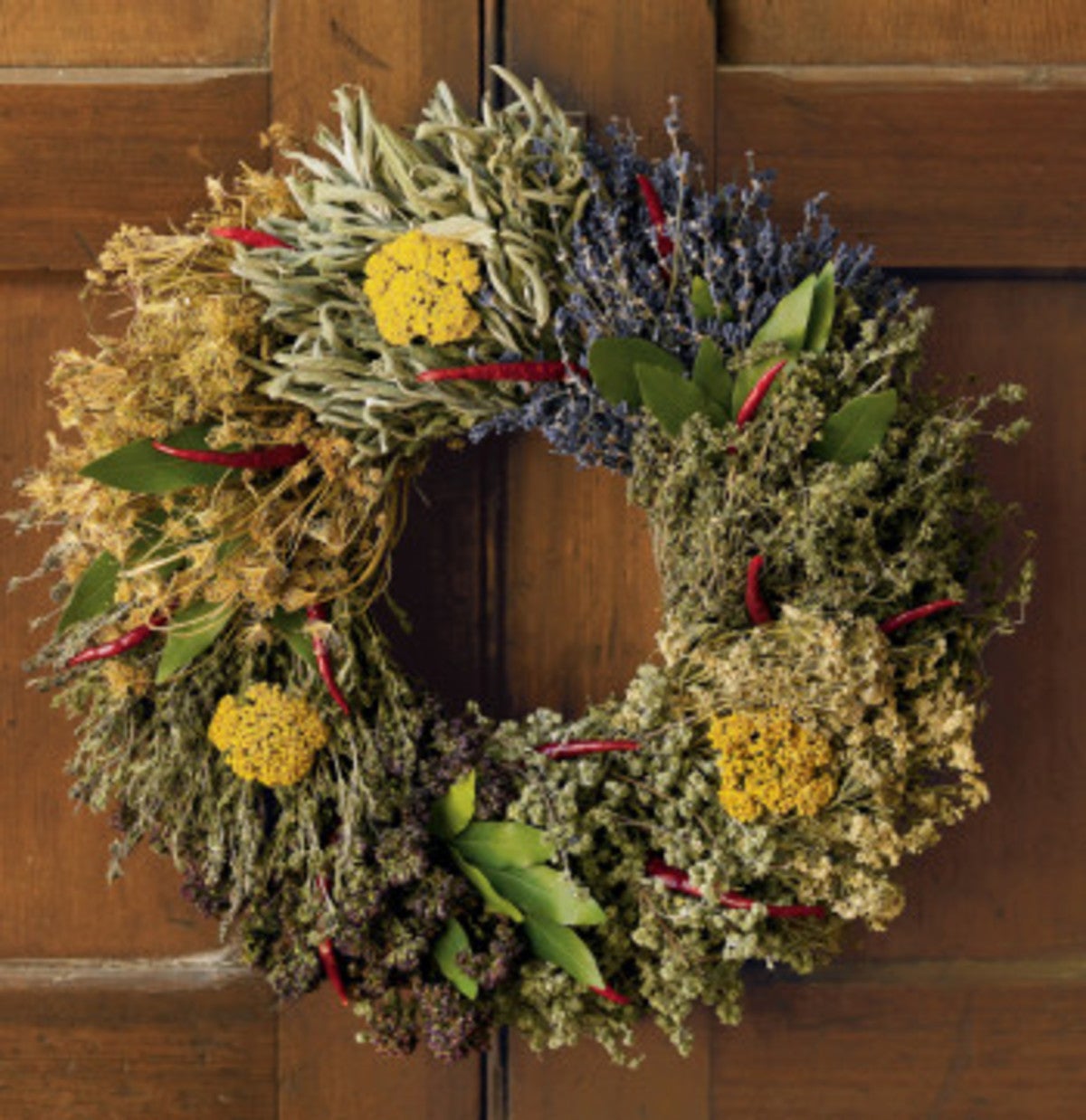 Organic Culinary Herb Wreath without Hanger