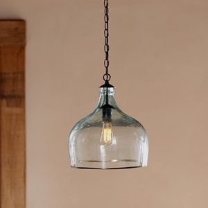 Recycled Glass Globe "Balon" Hanging Lamp