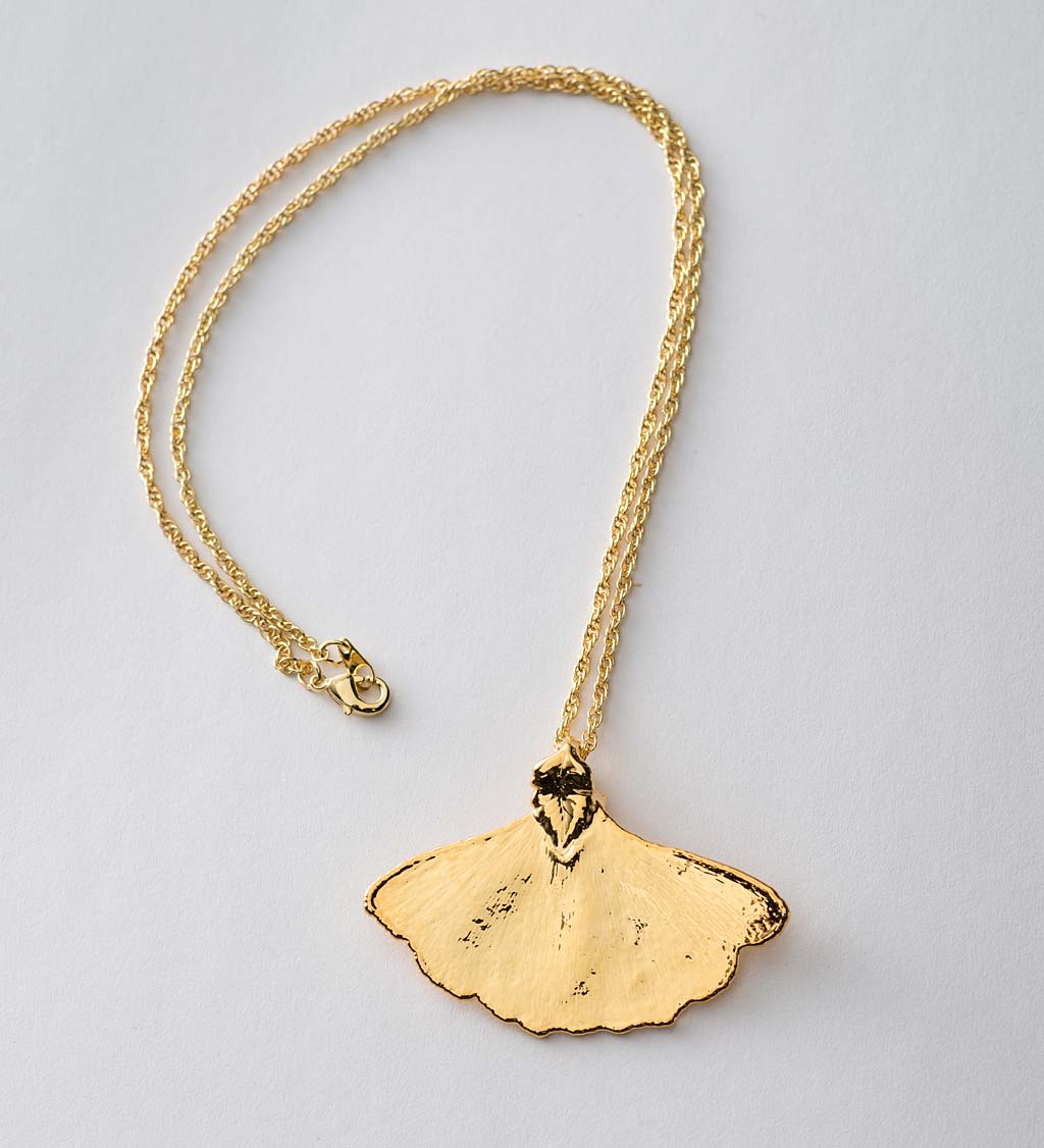 Real Leaf Dipped Necklace Collection